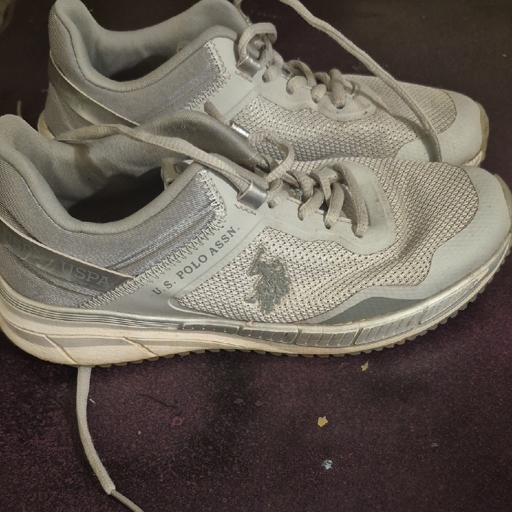U.S. Polo Assn. Women's Gray Athletic Shoes